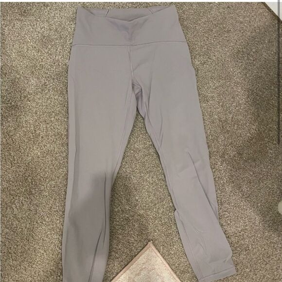 Lululemon leggings gray 7/8 length 8 - Picture 1 of 2